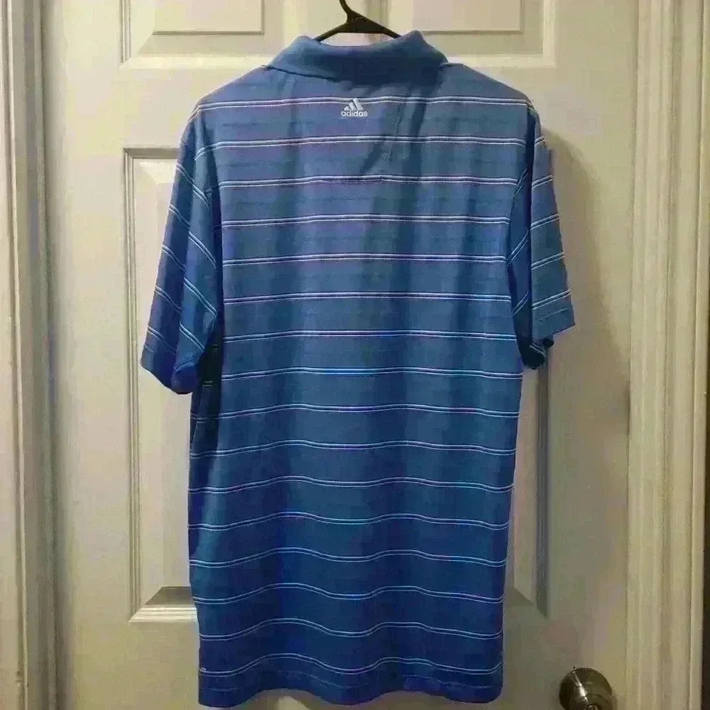 Men's Adidas Climacool Golf Shirt. SZ Lg - Picture 2 of 4